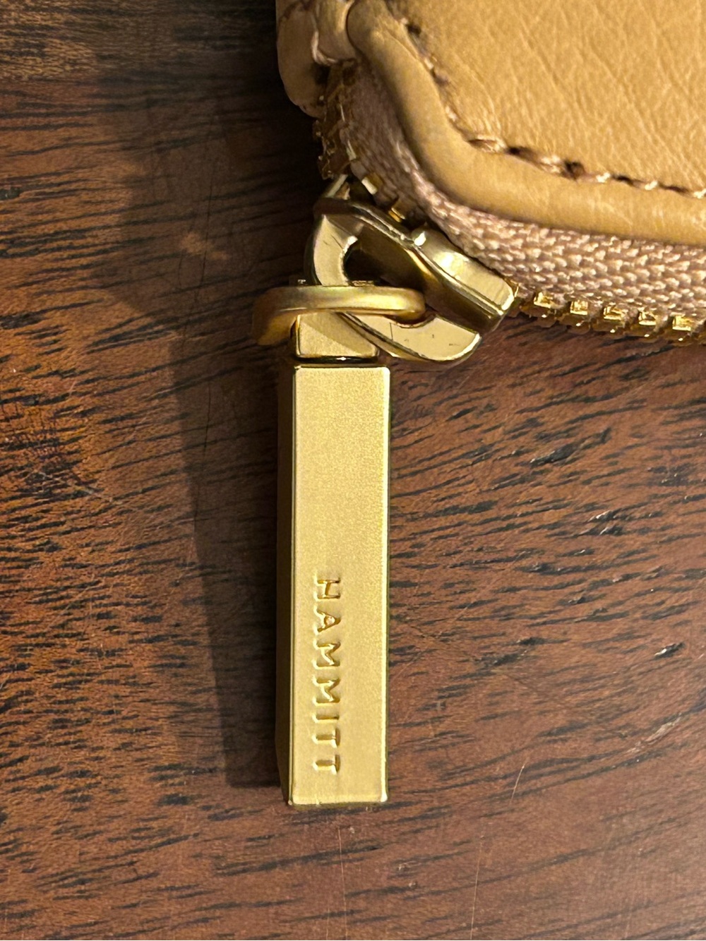 Hammitt Five North Wallet — Biscotti Tan & Gold Hardware — New Without Tags - Picture 4 of 11